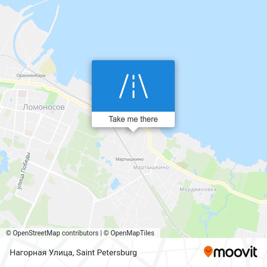 Нагорная Улица map