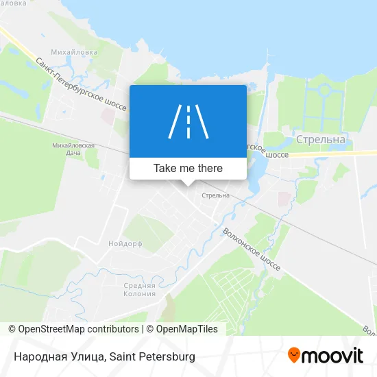 Народная Улица map