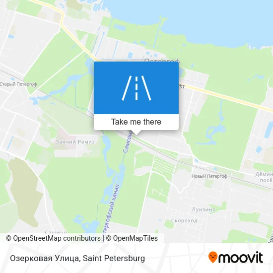 Озерковая Улица map