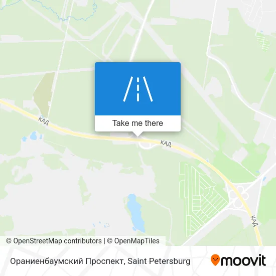Ораниенбаумский Проспект map