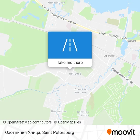 Охотничья Улица map