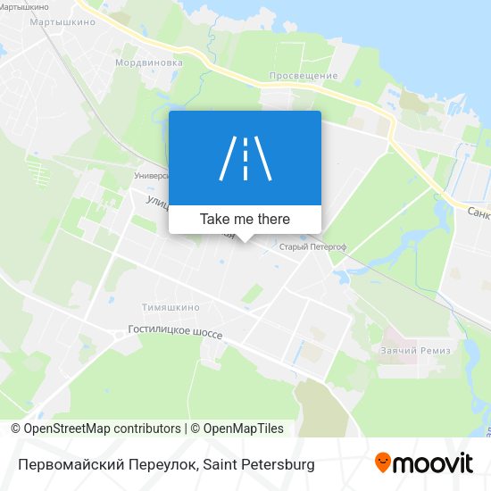 Первомайский Переулок map