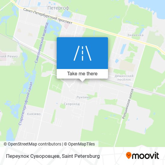 Переулок Суворовцев map