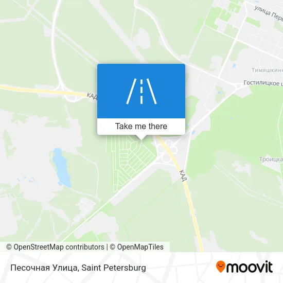 Песочная Улица map