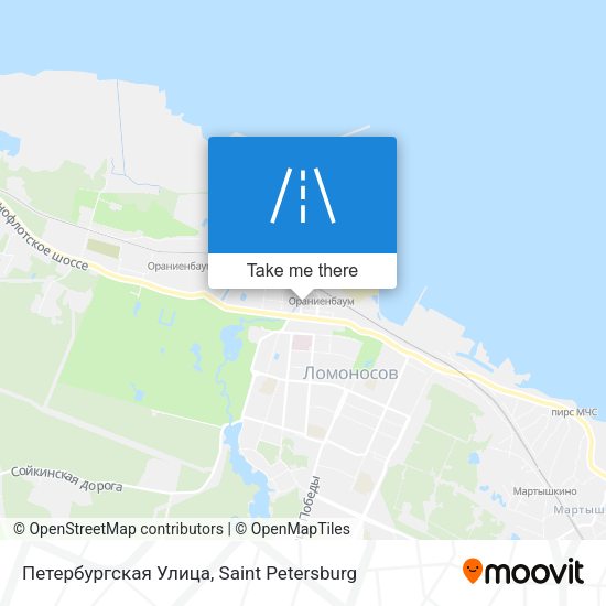 Петербургская Улица map