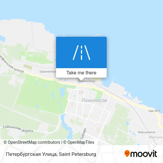 Петербургская Улица map