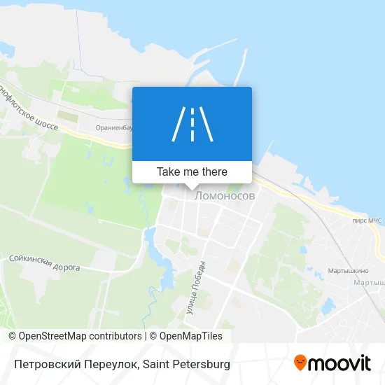 Петровский Переулок map