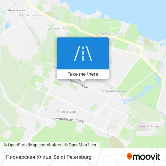 Пионерская Улица map