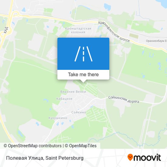 Полевая Улица map