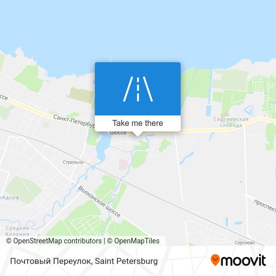 Почтовый Переулок map