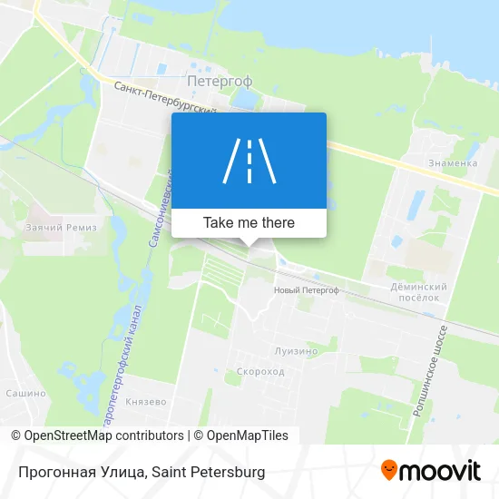 Прогонная Улица map