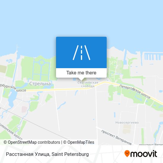 Расстанная Улица map