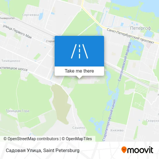 Садовая Улица map