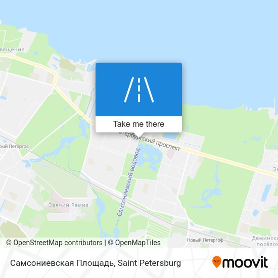 Самсониевская Площадь map