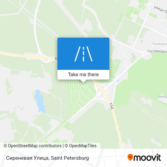 Сиреневая Улица map