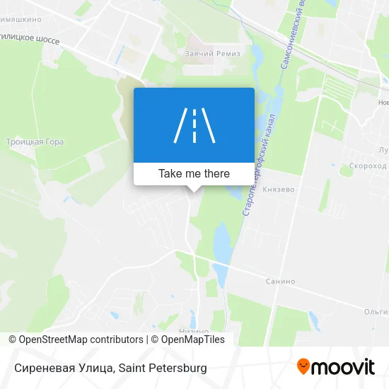 Сиреневая Улица map