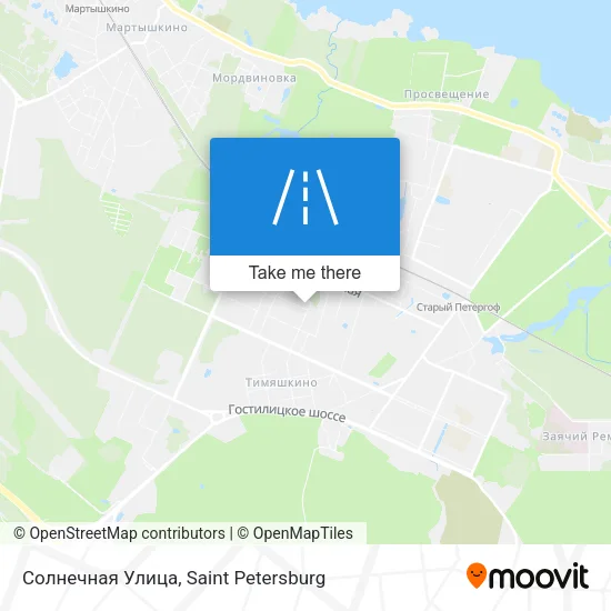 Солнечная Улица map