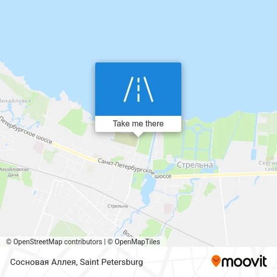 Сосновая Аллея map