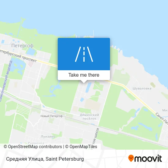 Средняя Улица map