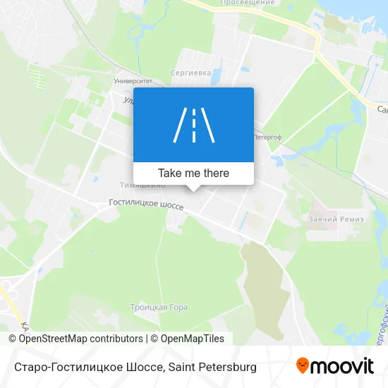 Старо-Гостилицкое Шоссе map
