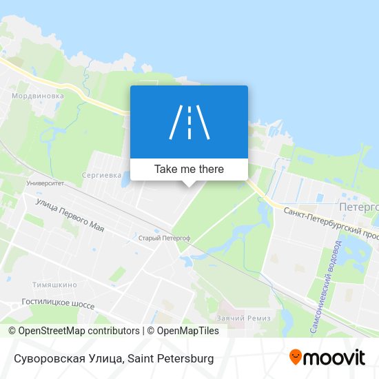 Суворовская Улица map