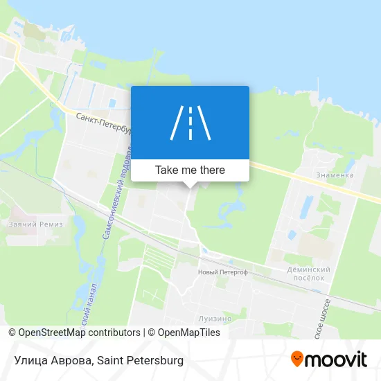 Улица Аврова map