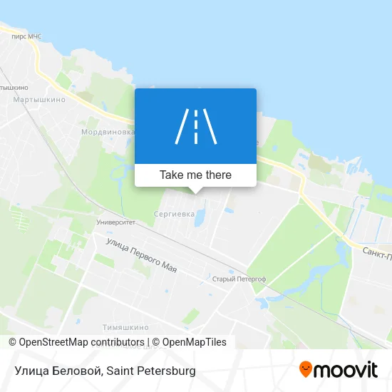 Улица Беловой map