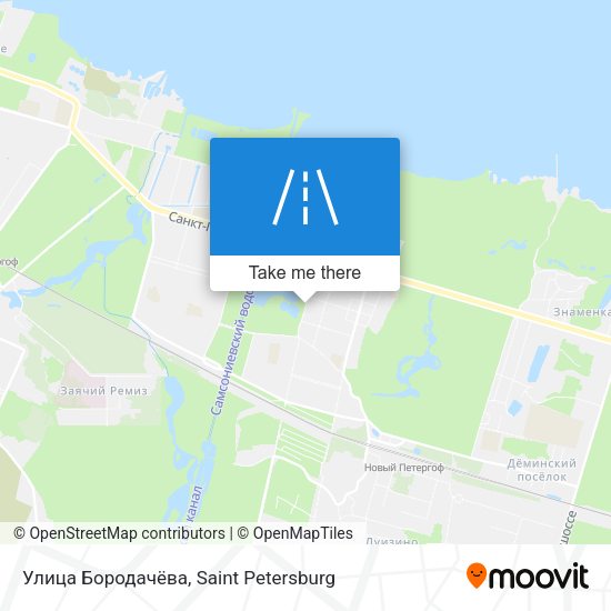 Улица Бородачёва map
