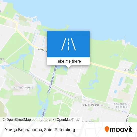 Улица Бородачёва map