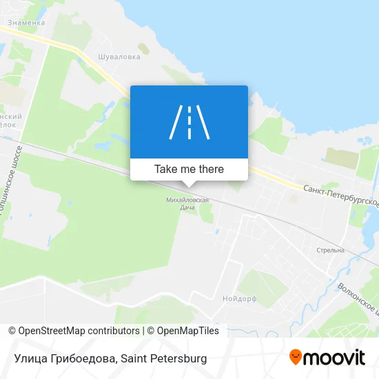 Улица Грибоедова map