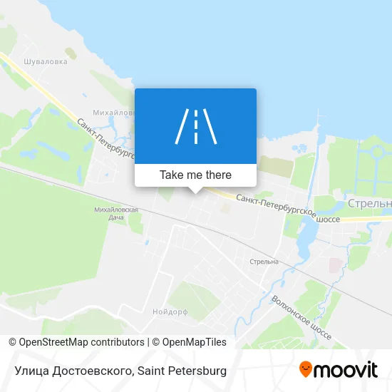 Улица Достоевского map