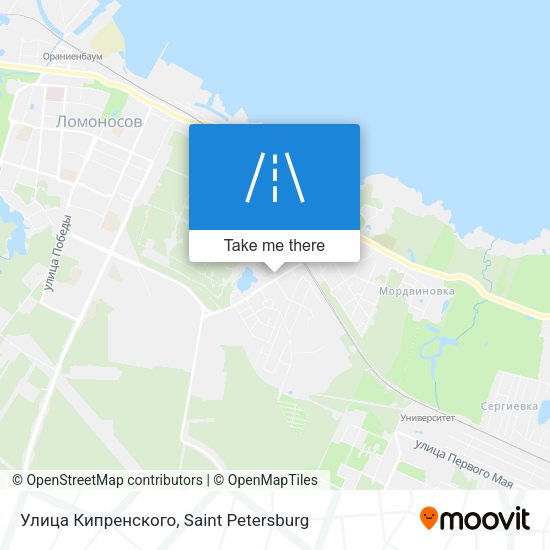 Улица Кипренского map