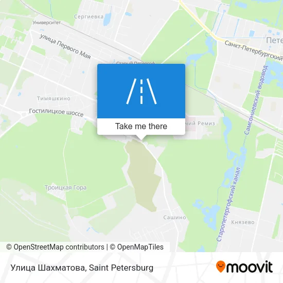 Улица Шахматова map