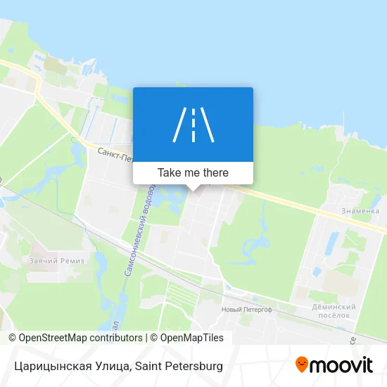 Царицынская Улица map