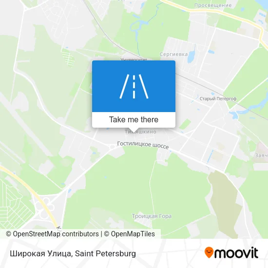 Широкая Улица map