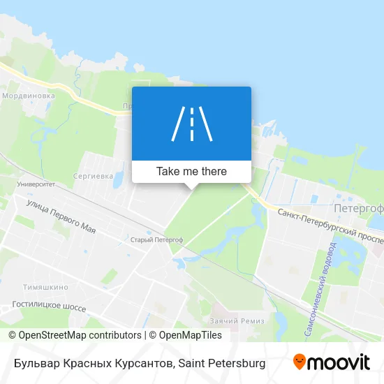 Бульвар Красных Курсантов map