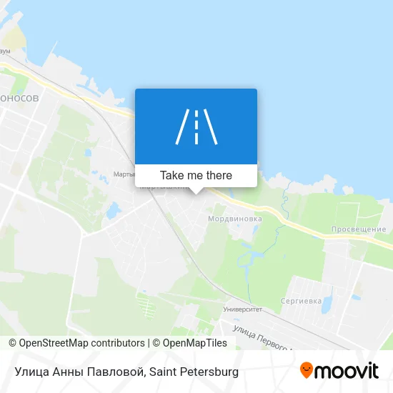 Улица Анны Павловой map