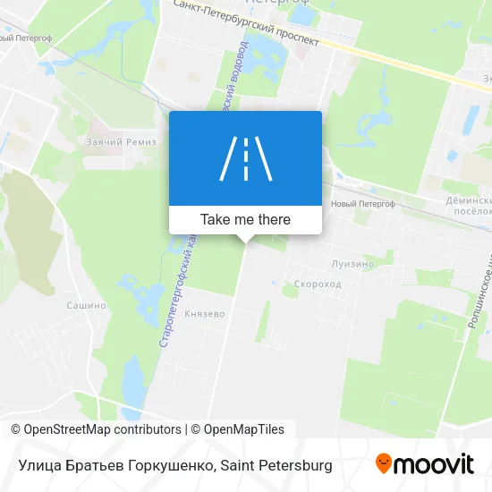 Улица Братьев Горкушенко map