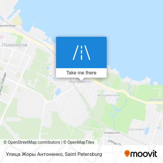 Улица Жоры Антоненко map