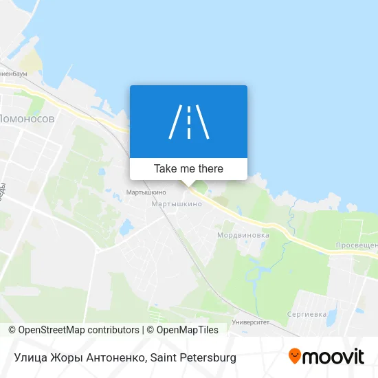 Улица Жоры Антоненко map