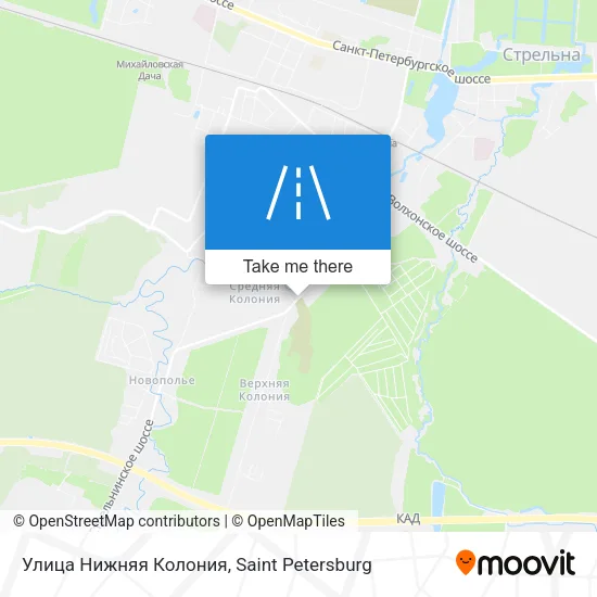 Улица Нижняя Колония map