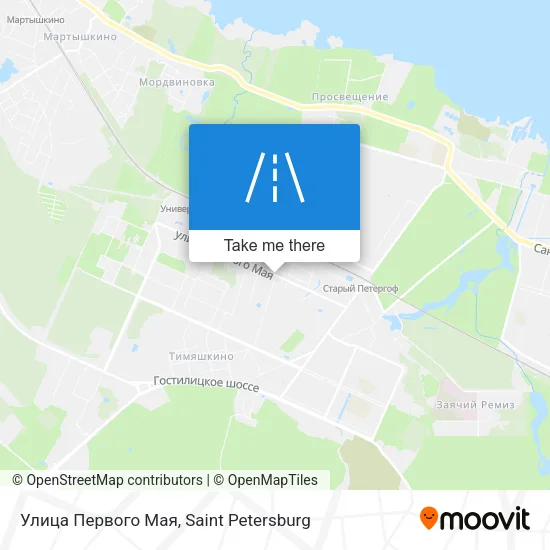 Улица Первого Мая map