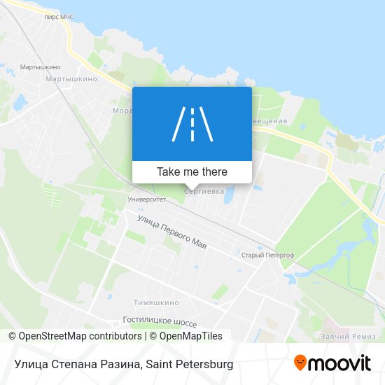 Улица Степана Разина map
