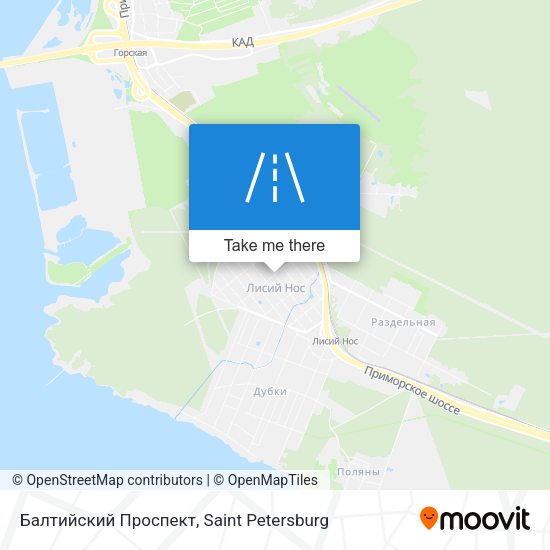 Балтийский Проспект map