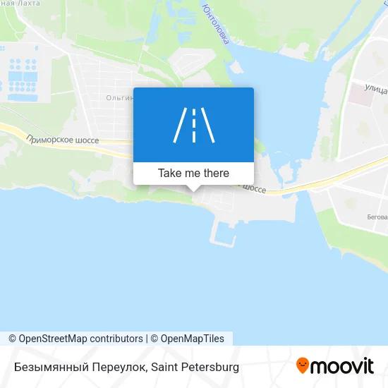 Безымянный Переулок map