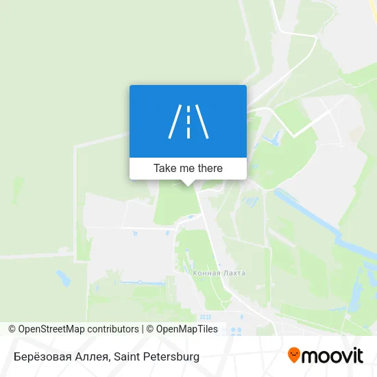 Берёзовая Аллея map