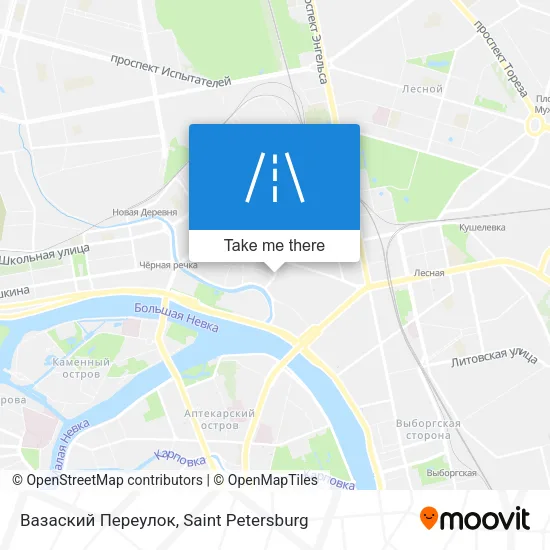 Вазаский Переулок map