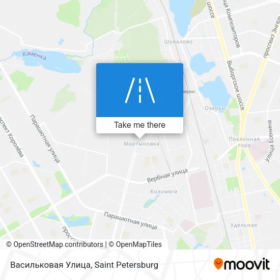 Васильковая Улица map
