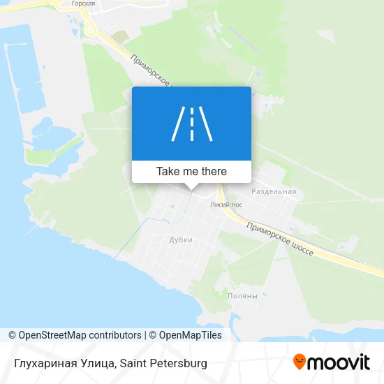 Глухариная Улица map