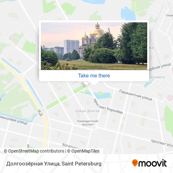 Долгоозёрная Улица map